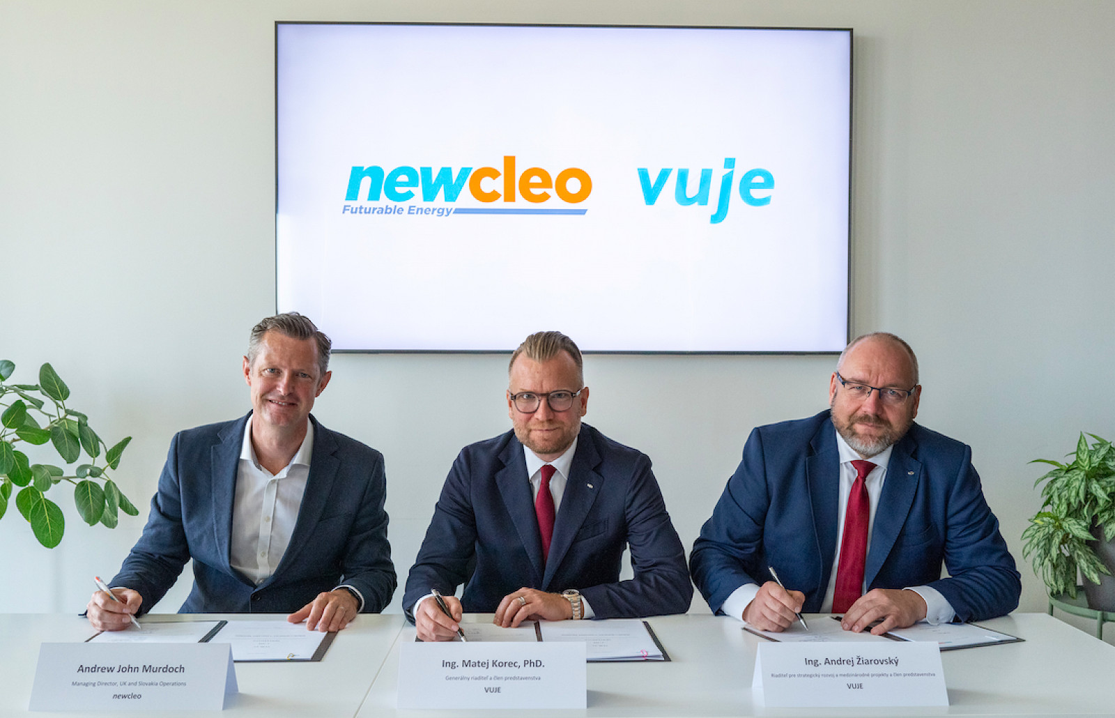 newcleo and Slovak R&D Company VUJE Sign Agreement on Advanced Nuclear Technology Development